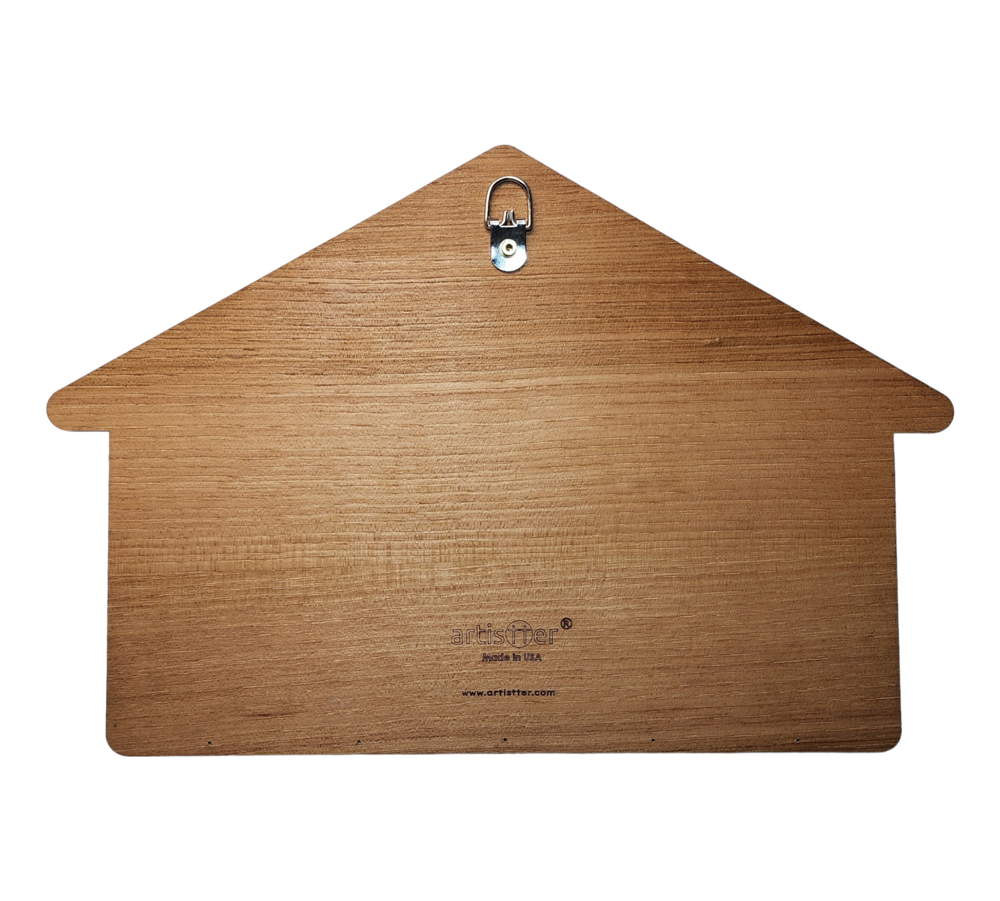 Personalized Laser Cut Wooden Home Artwork with Notepad / Sticky notes Clips / Keychain holder